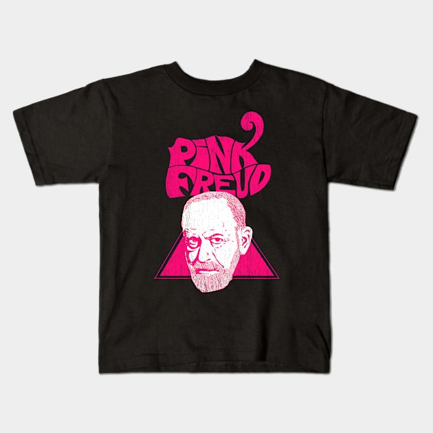 Pink Freud Vintage Kids T-Shirt by Go Trends